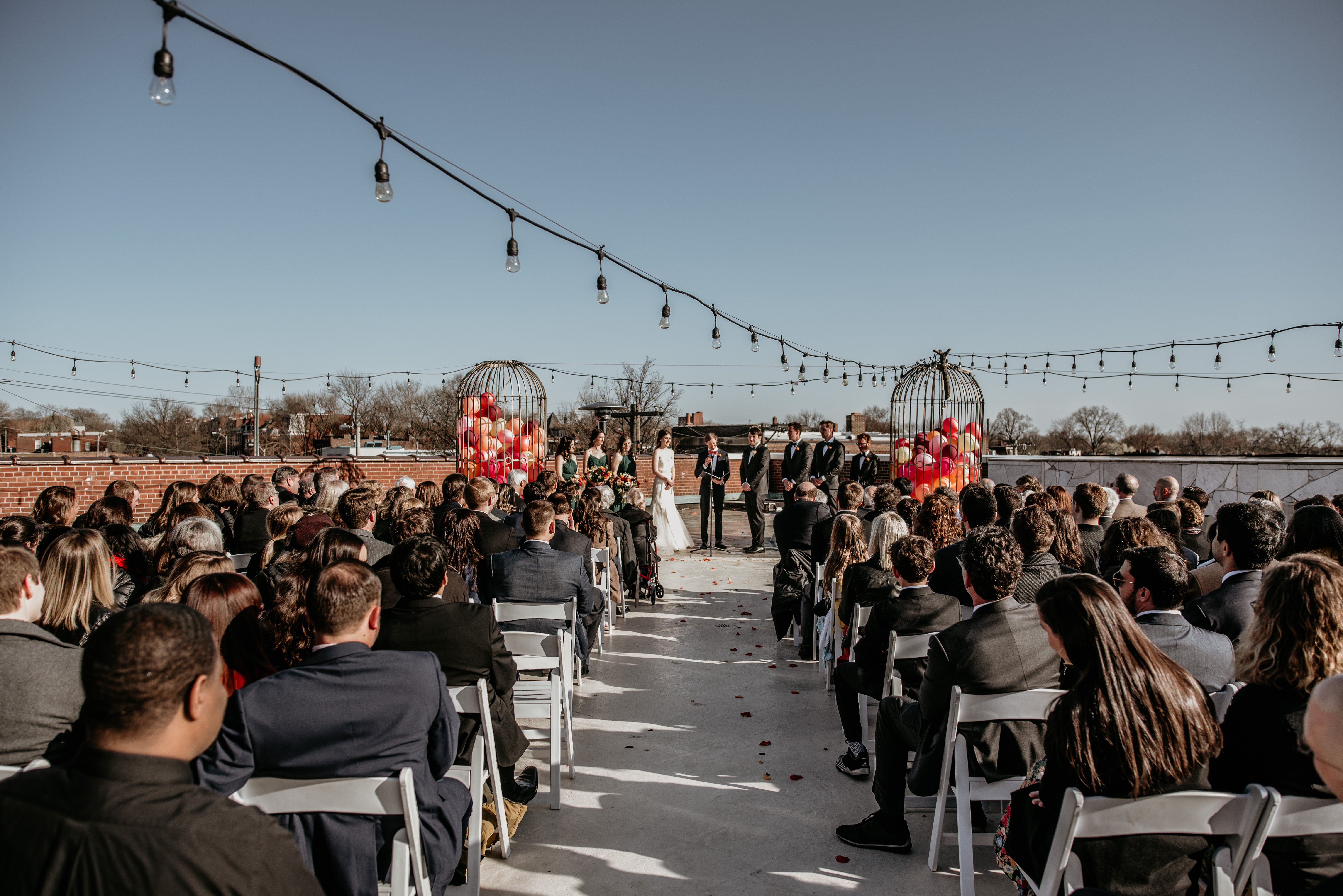 Outdoor Ceremony at Jefferson Underground 
